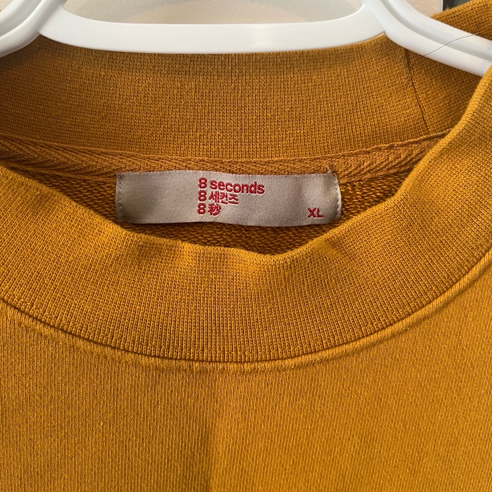 8 Seconds Men's Yellow Sweatshirt - XL - Picture 4 of 4